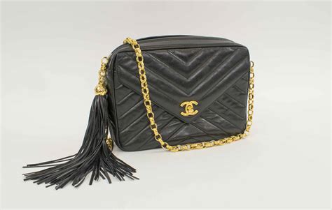 chanel sac en toile vintage|Chanel camera bag.